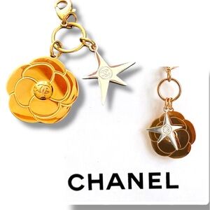 Chanel 2025 Holiday Limited Edition Camellia Flower & Comet Charms Gold Silver